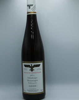 1997 Staatsweingut Bergstraße, Weißburgunder, Auslese, fruchtig