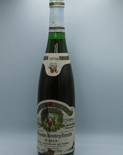 Weinflasche mit Weißwein, Rotwein, Rotweinflasche, Weißweinflasche mit gutem Etikett aus Deutschland, alter Wein in Weinflasche, gut erhaltener alter Wein, Weinrarität